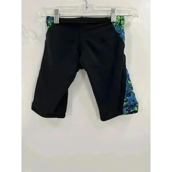 TYR Girls' Standard Nebulous Diamondfit Swimsuit Size 22 Shorts 26 Blue/Green EC - Picture 10 of 13